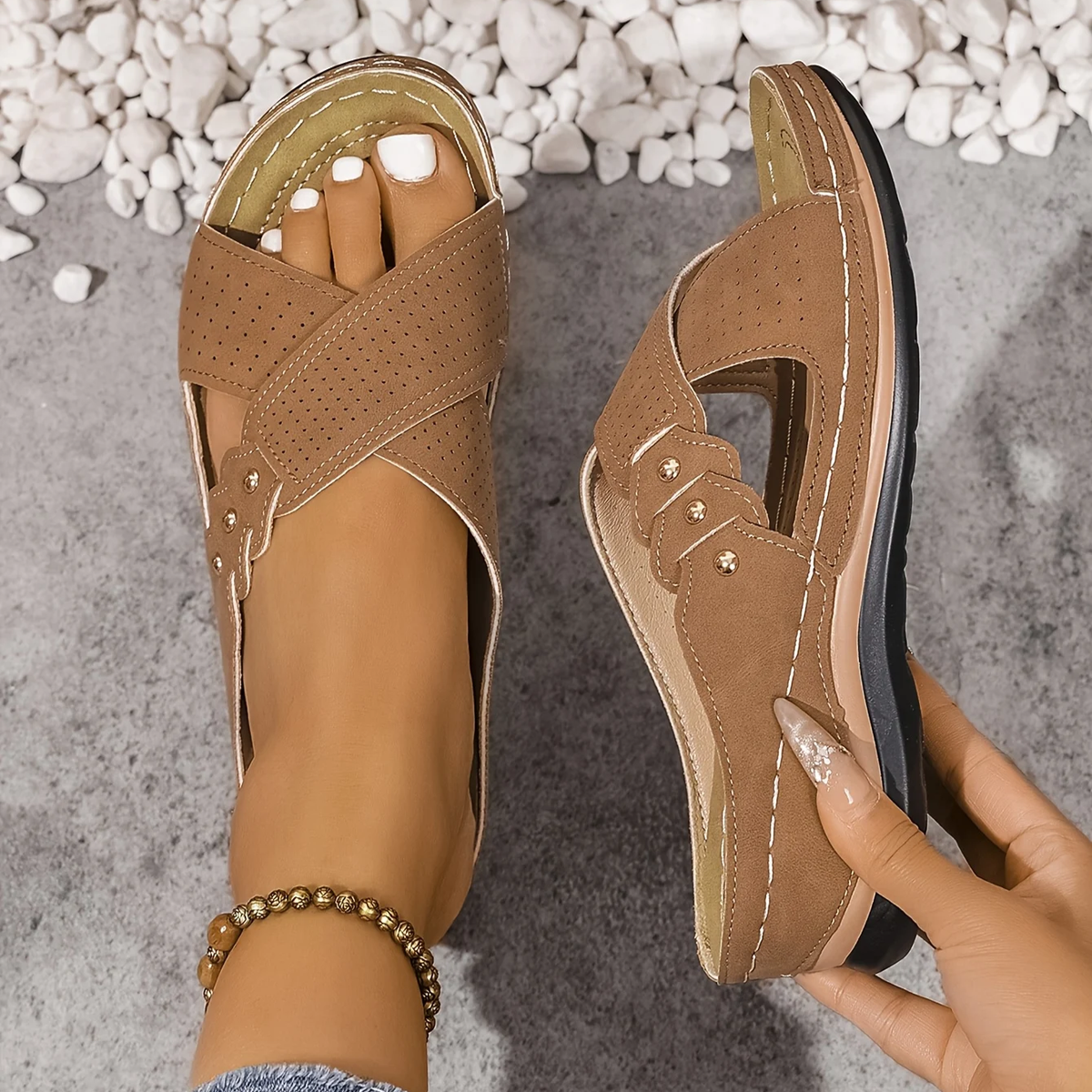 Women's Orthopedic Wedge Sandals – Anti-Slip Summer Shoes