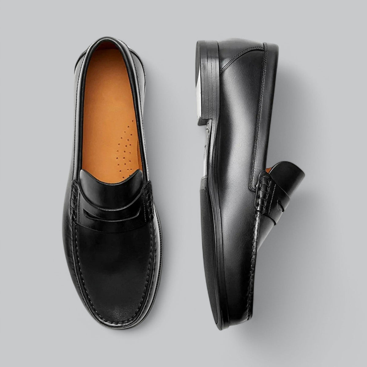 Men's Classic Leather Penny Loafers