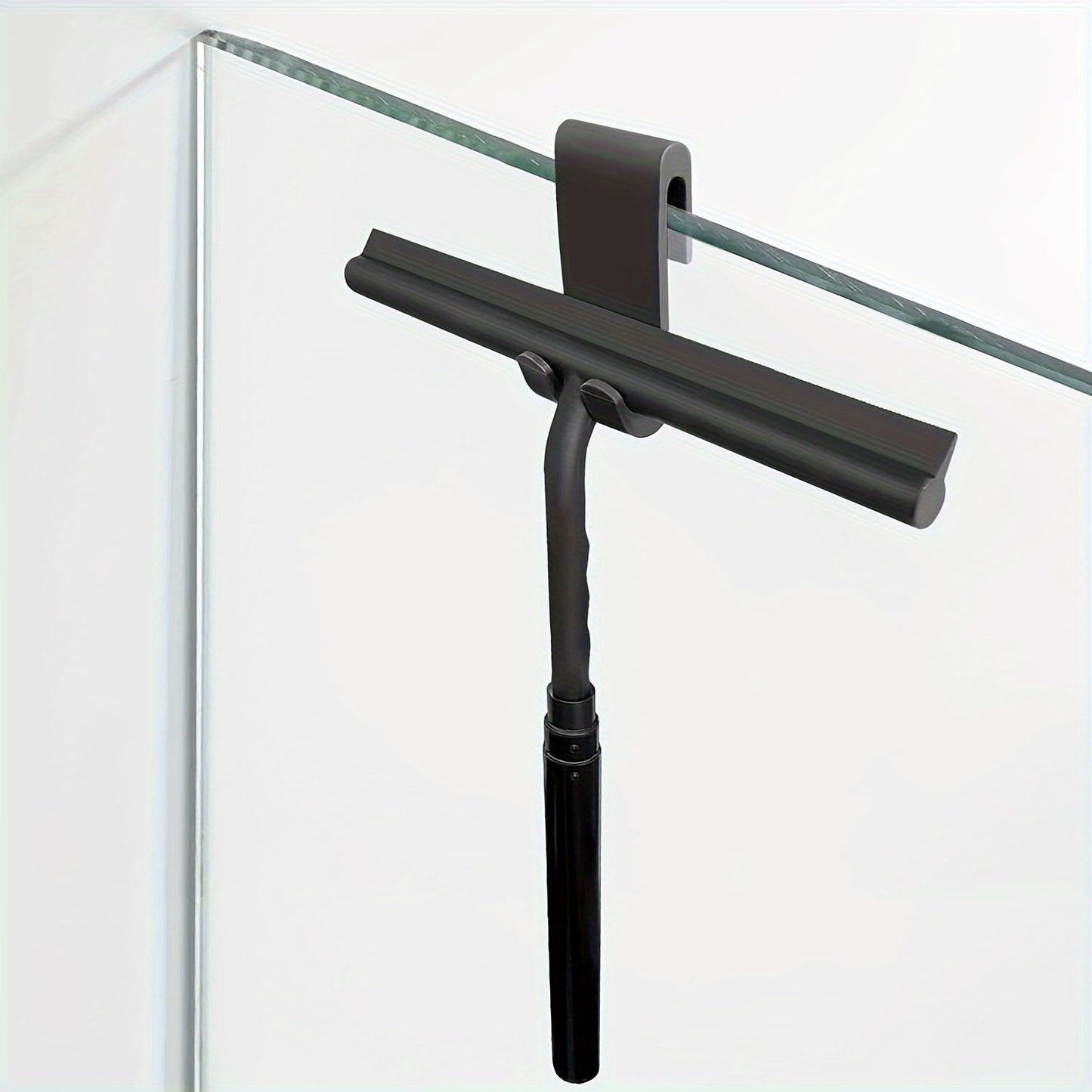 Deluxe Extendable Shower Squeegee – Long Telescopic Handle Glass Window Cleaner