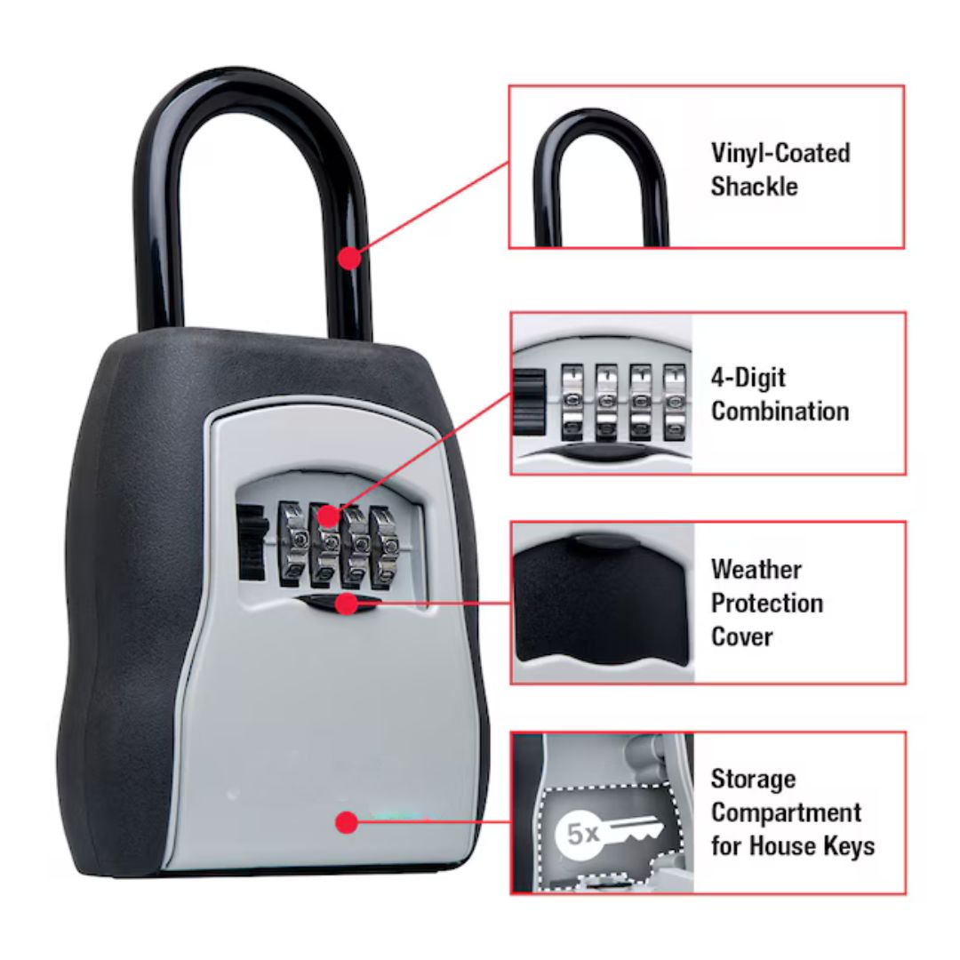 Combination Key Lock Box – Convenient Spare Key Storage