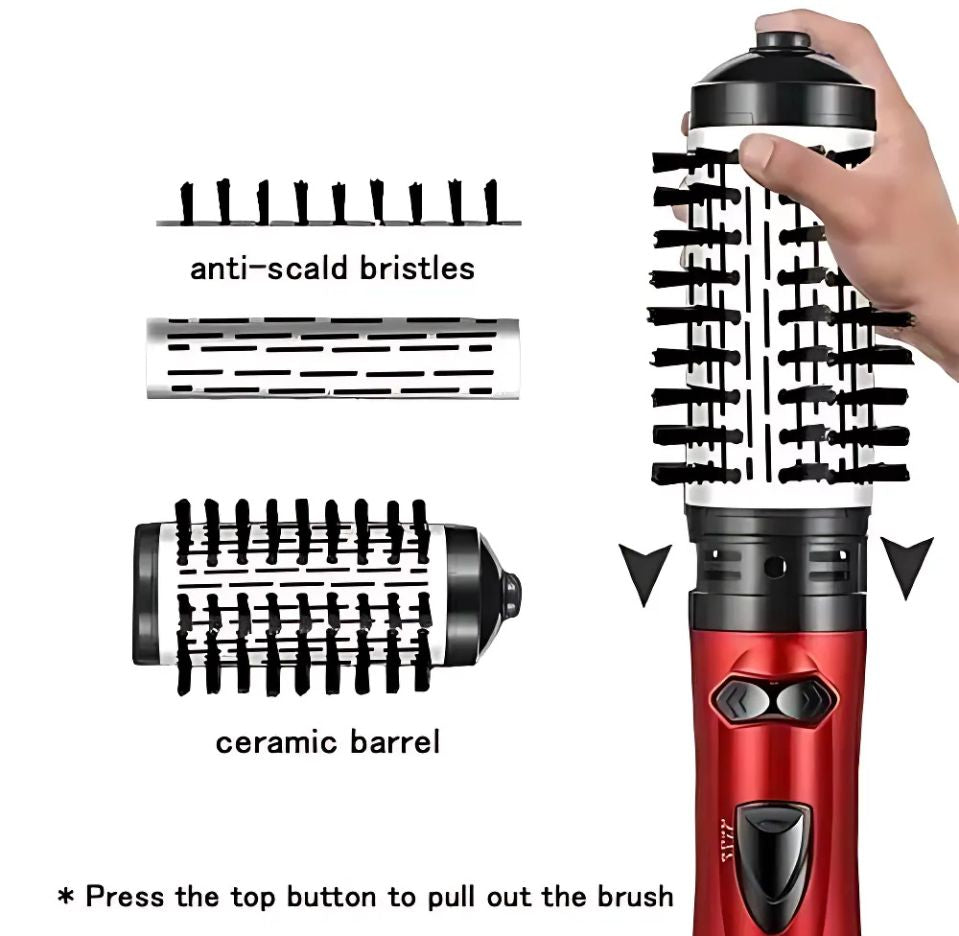Rotating Hair Dryer Brush – Volumising Blowout Styler