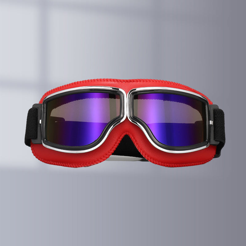 Vintage Motorcycle Goggles for Open Face Helmets
