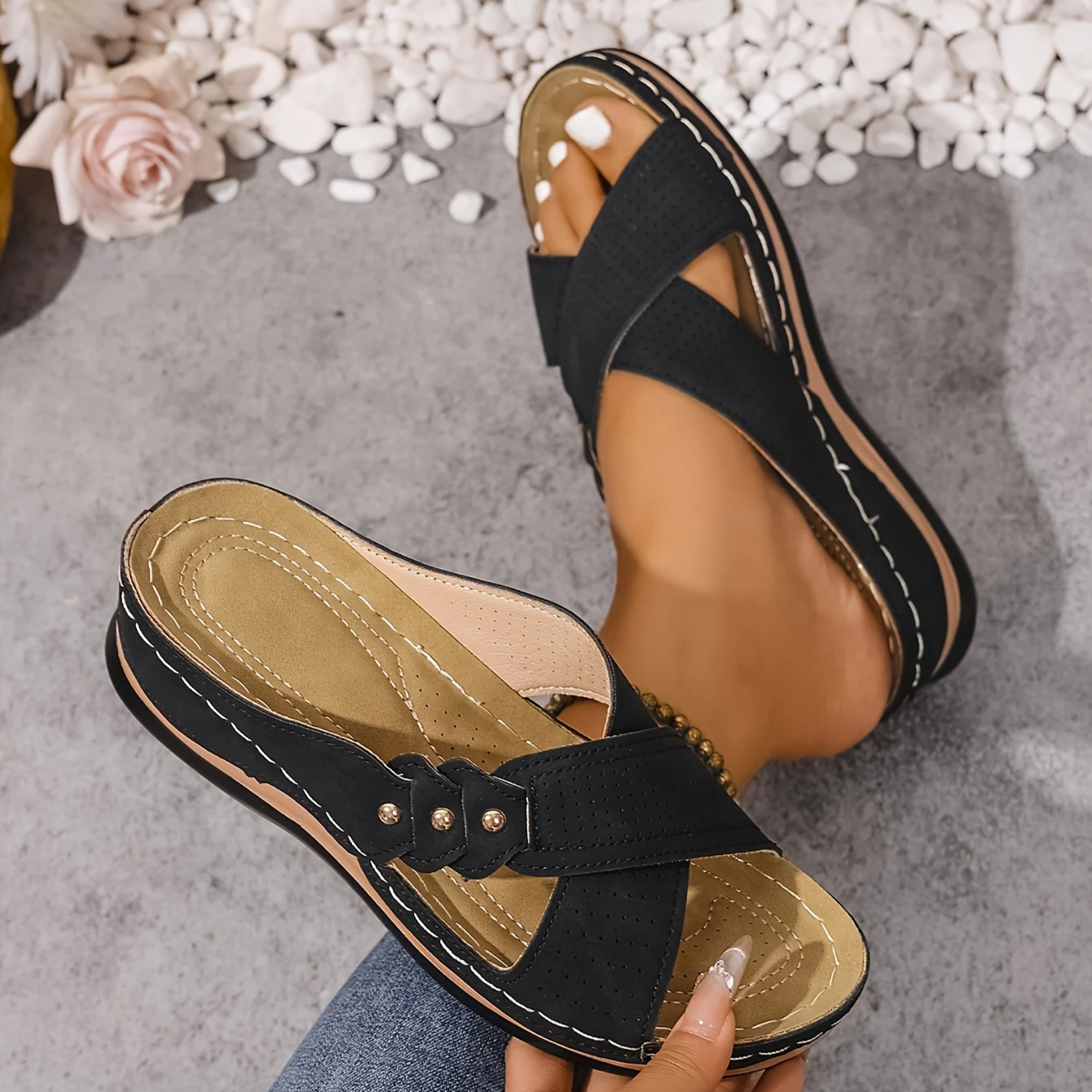 Women's Orthopedic Wedge Sandals – Anti-Slip Summer Shoes