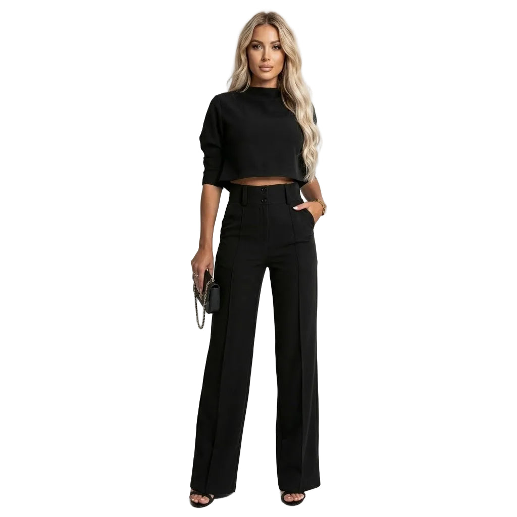 Women's Chic Two-Piece Outfit Set