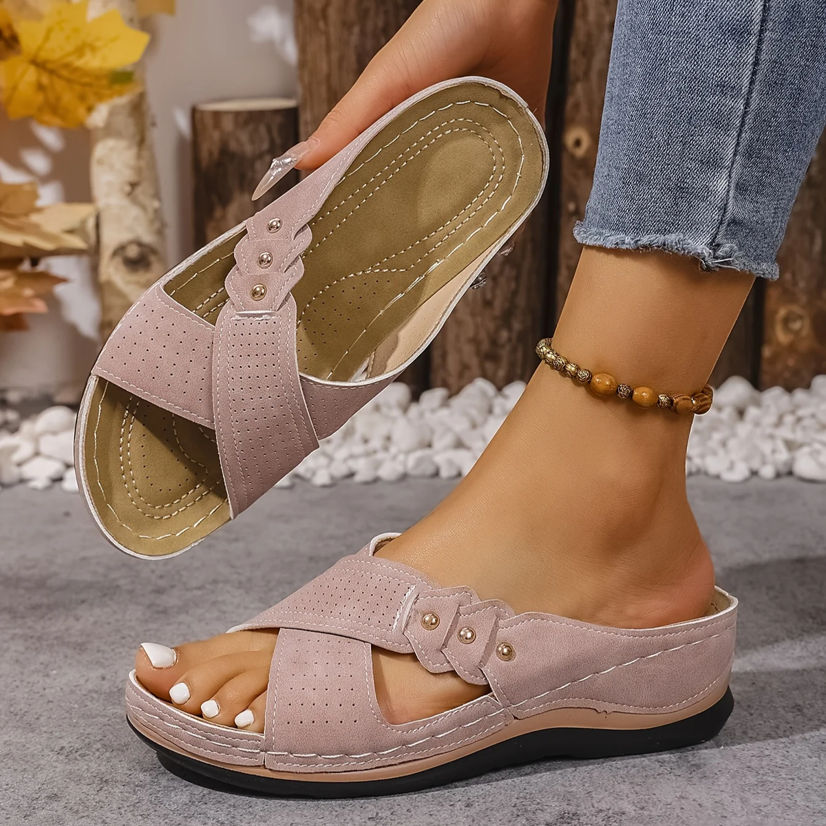 Women's Orthopedic Wedge Sandals – Anti-Slip Summer Shoes