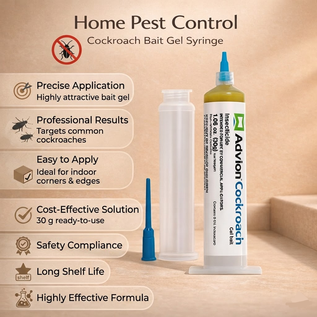 Cockroach Control Gel Syringe – Targeted Pest Gel Bait