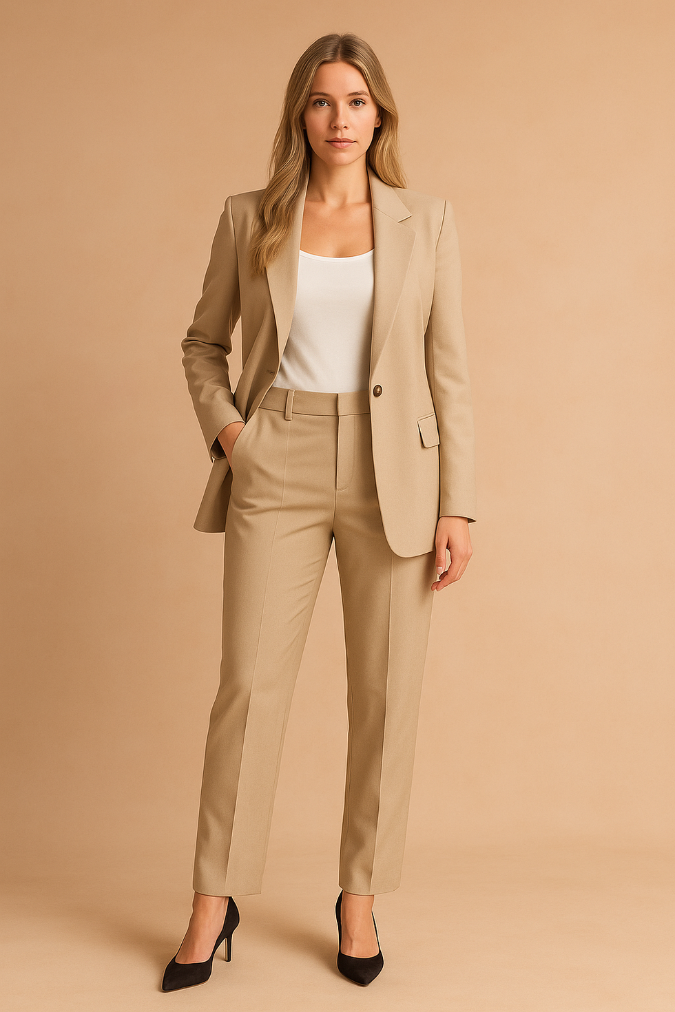 Women's Tailored Blazer and Trouser Set