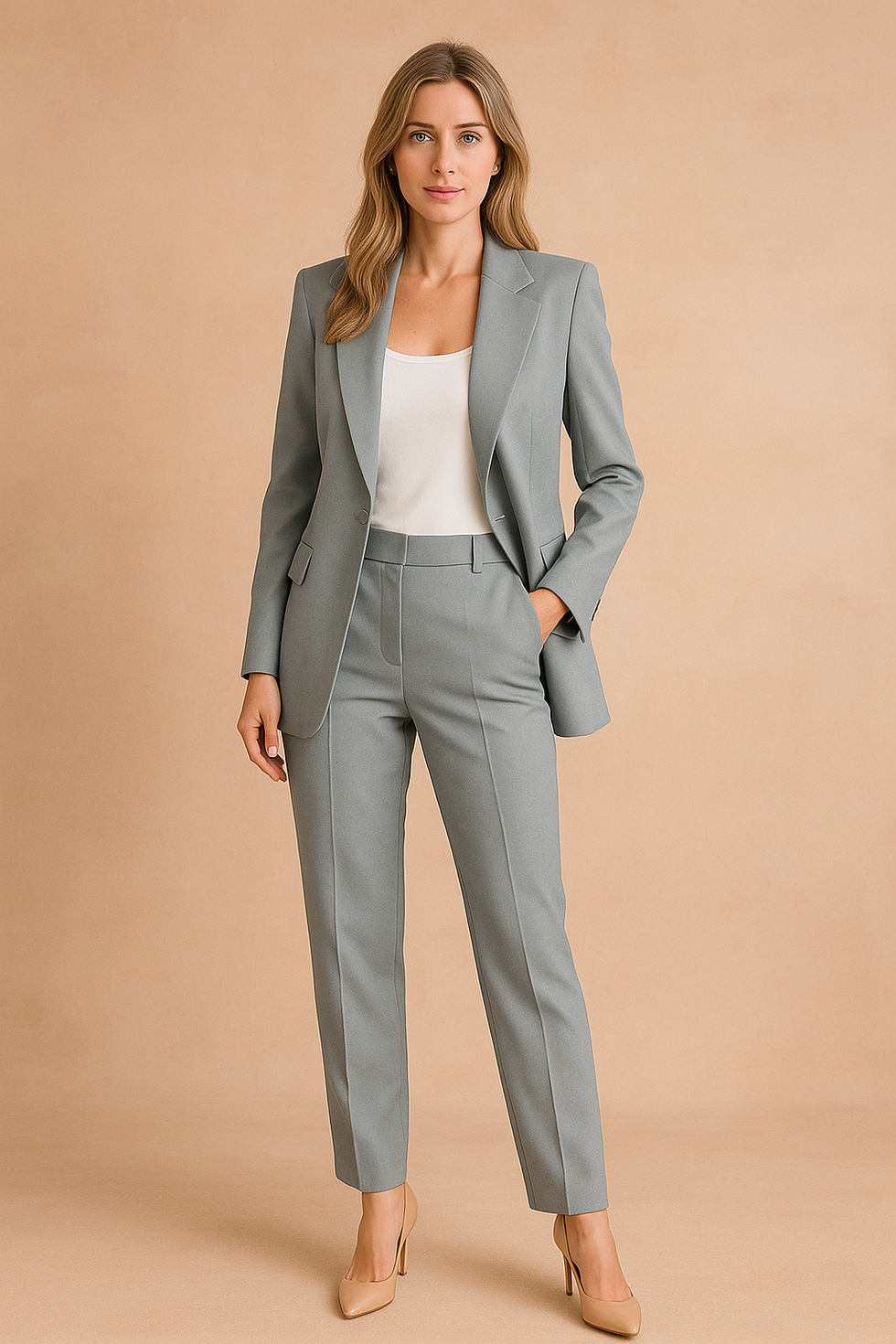Women's Tailored Blazer and Trouser Set