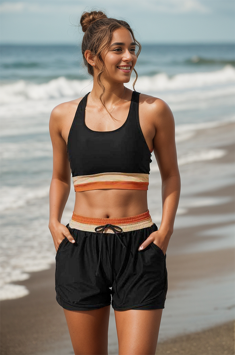 Women’s Sport Bikini Set with Boyshorts