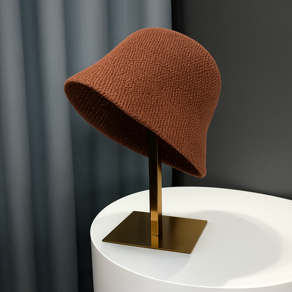 Women’s Knit Summer Bucket Hat – Breathable Beach Sun Cap