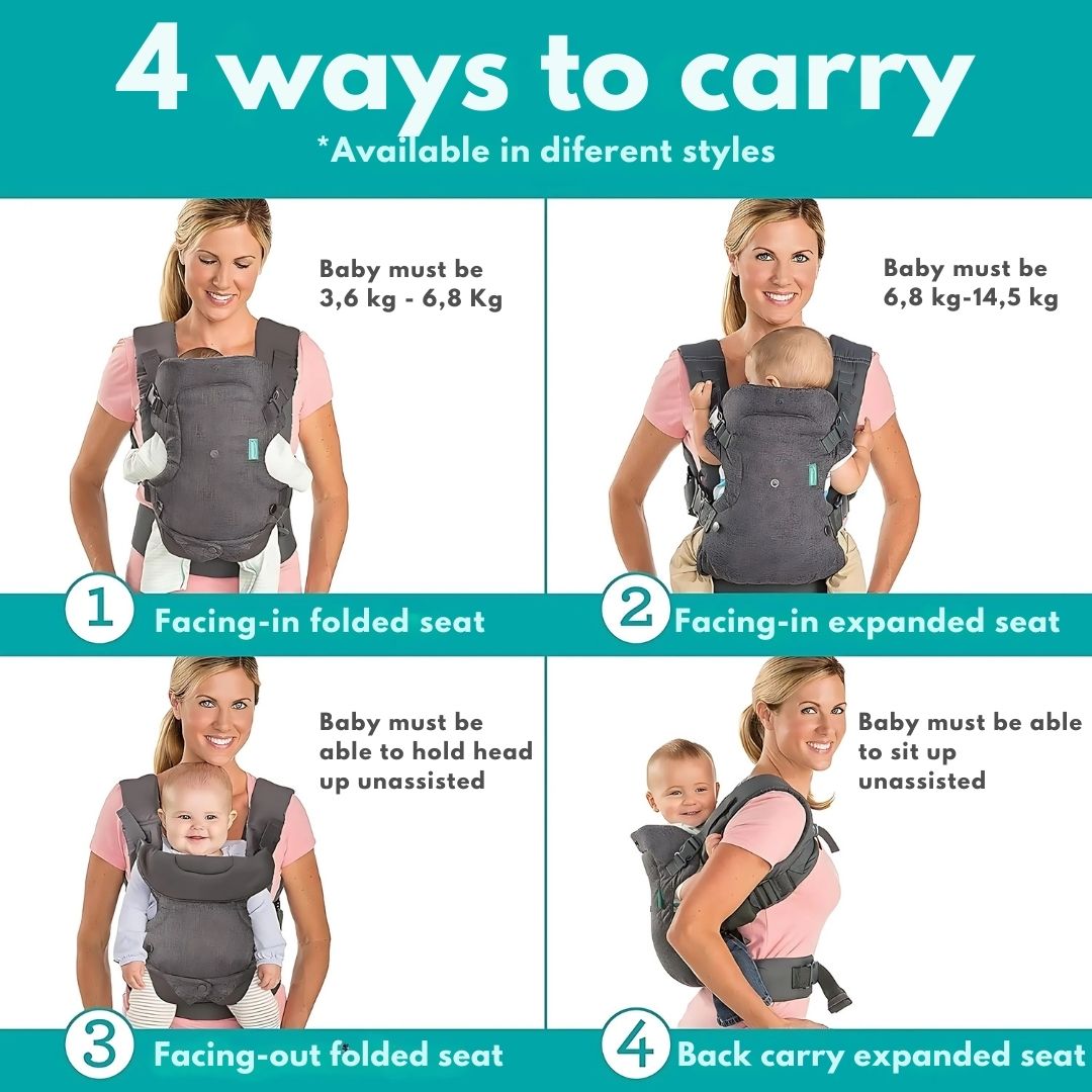 Flip Advanced 4-in-1 Adjustable Baby Carrier