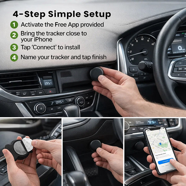 24/7 GPS Vehicle Tracker – No Monthly Fee Android/iOS