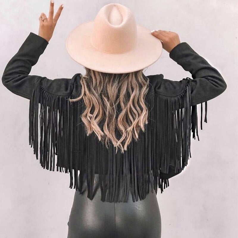 Women's Fringe Statement Jacket