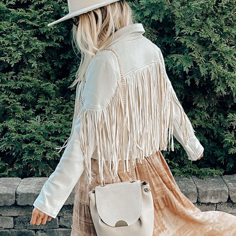 Women's Fringe Statement Jacket