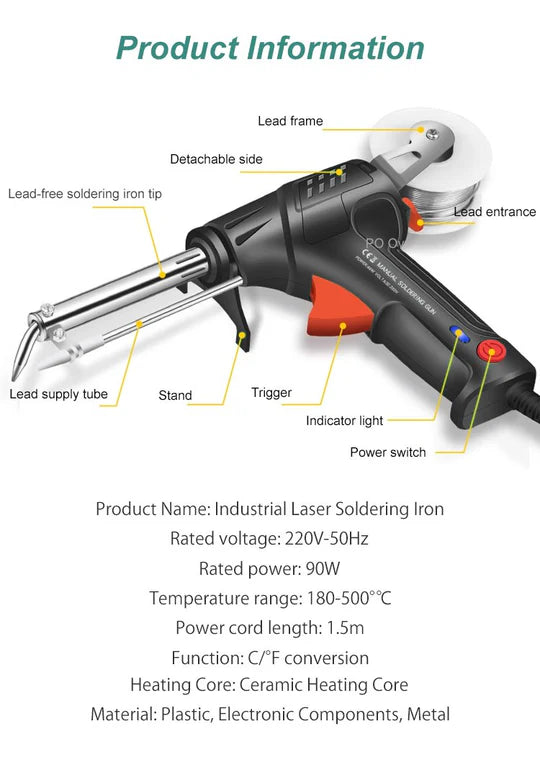 2-in-1 Welding & Cutting Tool with 20-Second Heat-Up