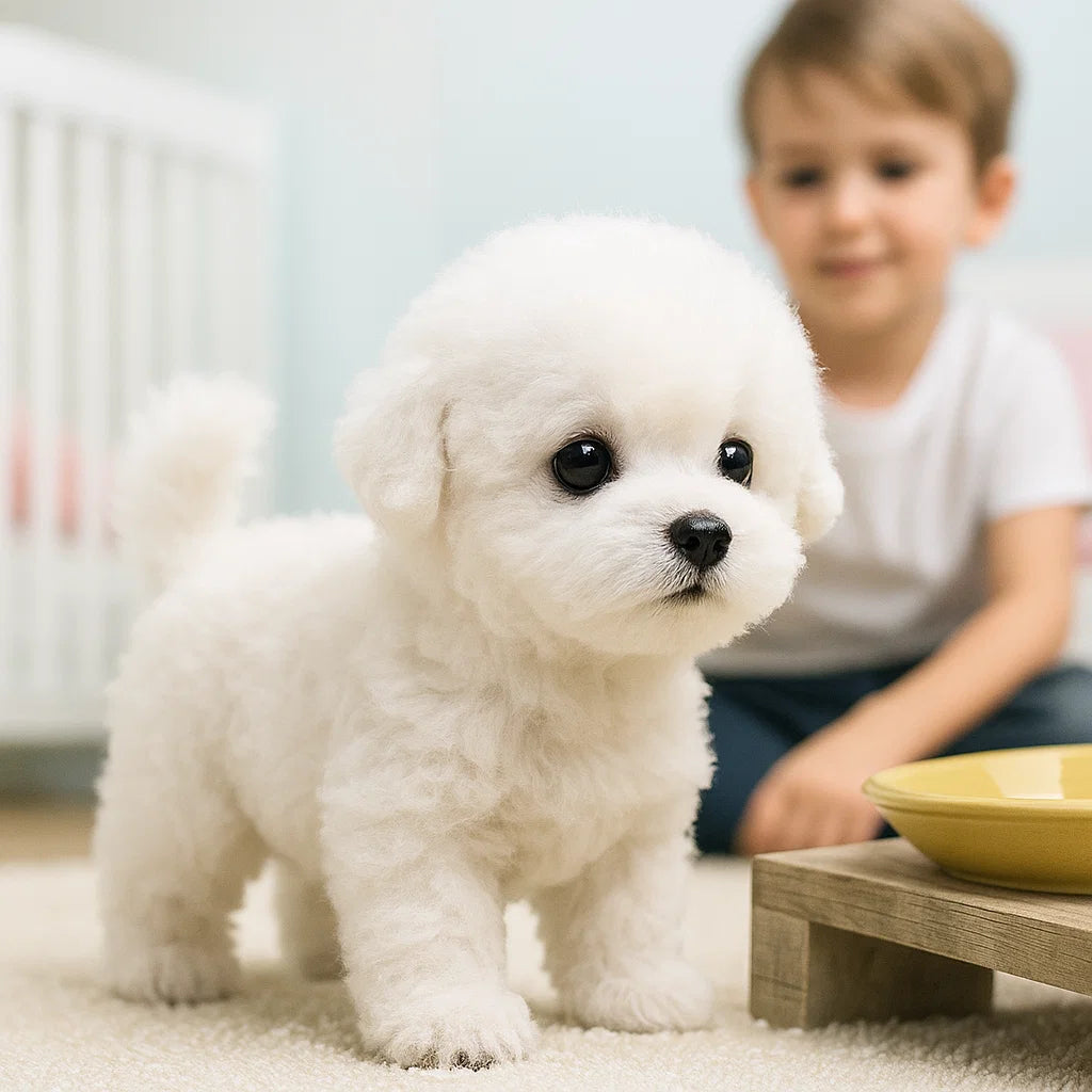 Interactive Plush Puppy Toy with Movement and Sound