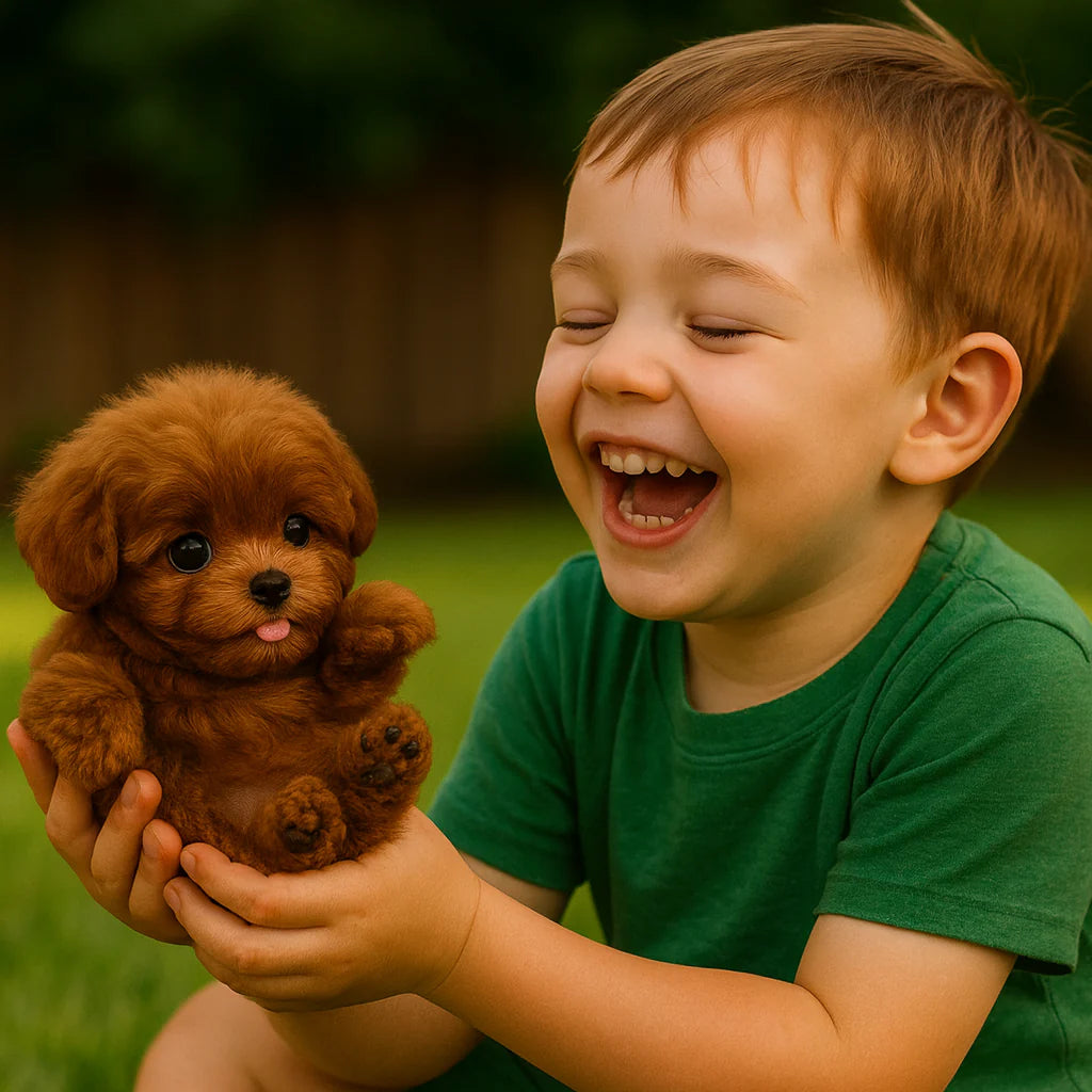 Interactive Plush Puppy Toy with Movement and Sound
