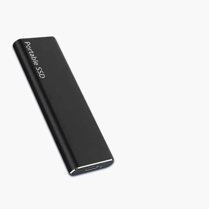 Portable External SSD Drive with Aluminium-Style Housing
