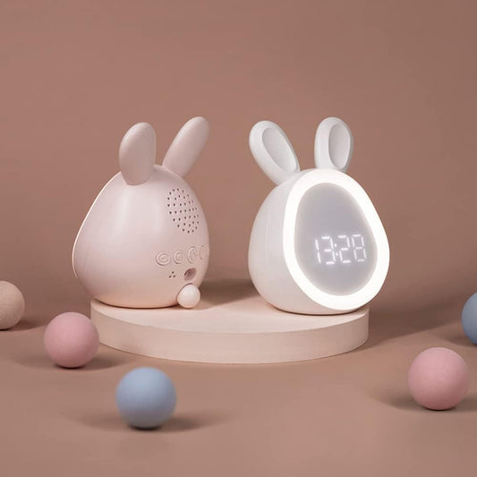 Children’s Bunny LED Alarm Clock & Night Light