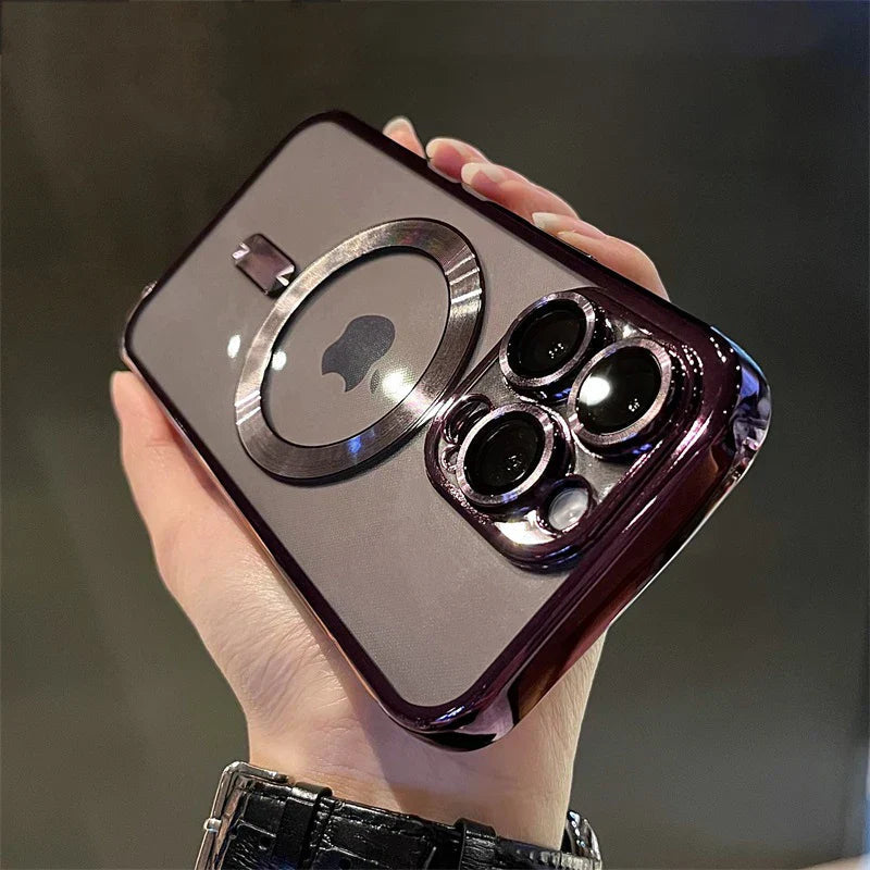 Gold Magnetic Phone Case – Slim Protective Shell