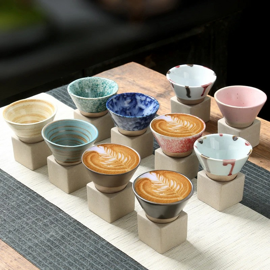 2-Piece Japanese-Inspired Ceramic Mug Set
