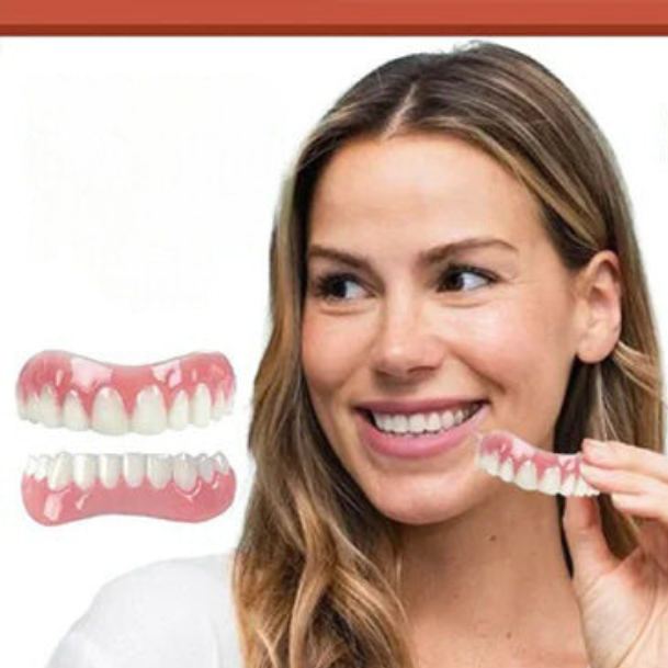 Removable Dental Comfort Set – Flexible Fit Silicone Upper & Lower Daily Support