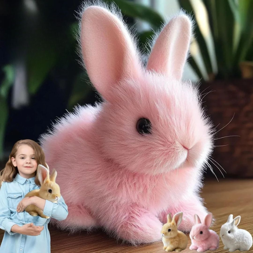 Interactive Plush Bunny Toy with Realistic Movement