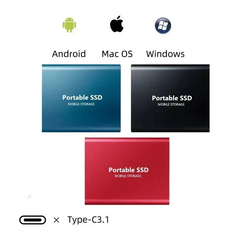 Portable External SSD Drive