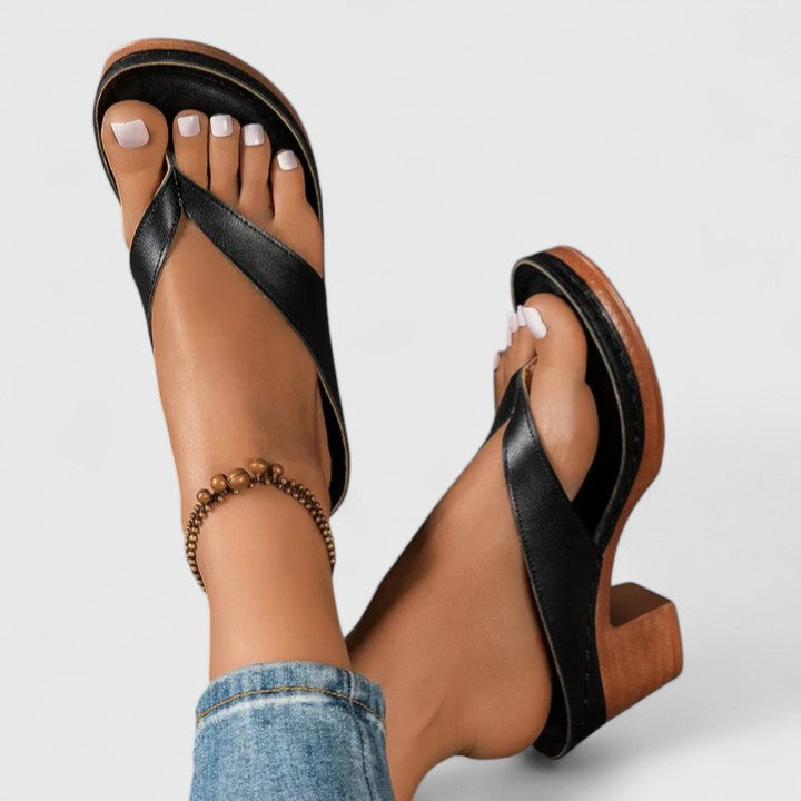 Women's Comfort Heels with Cushioned Footbed