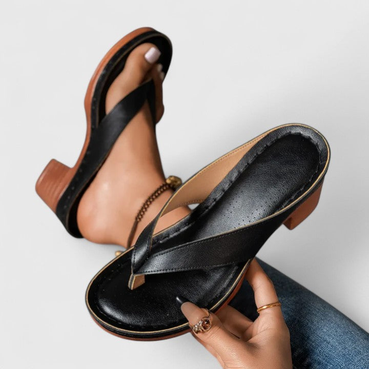 Women's Comfort Heels with Cushioned Footbed