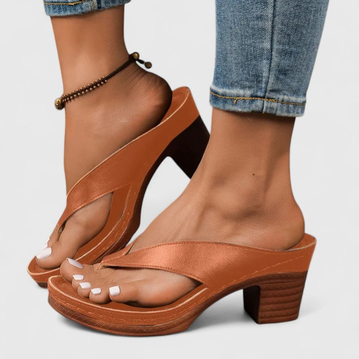 Women's Comfort Heels with Cushioned Footbed