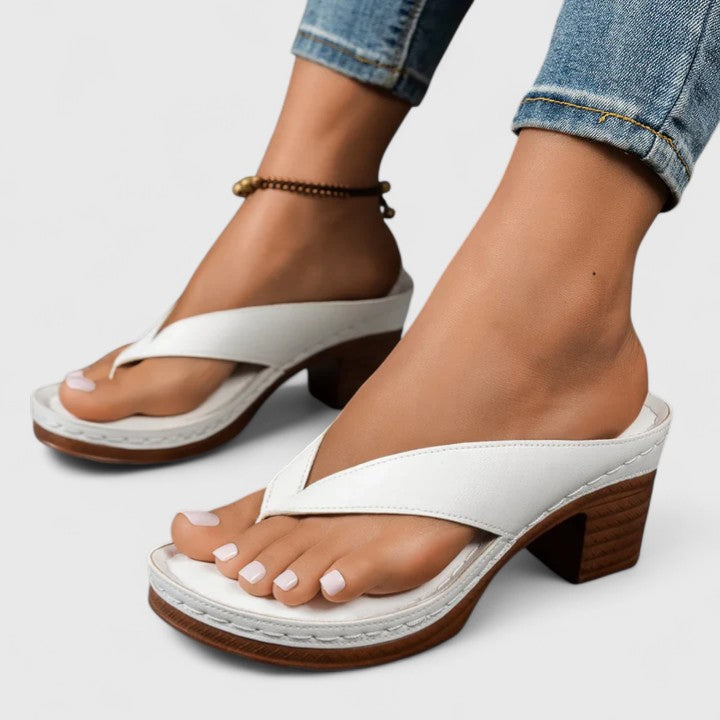 Women's Comfort Heels with Cushioned Footbed