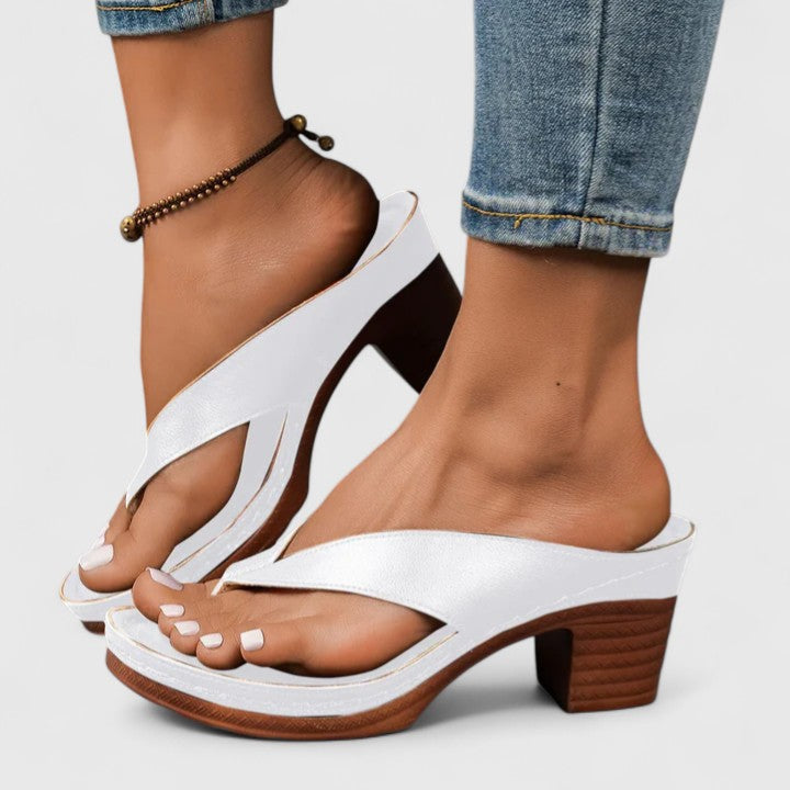 Women's Comfort Heels with Cushioned Footbed