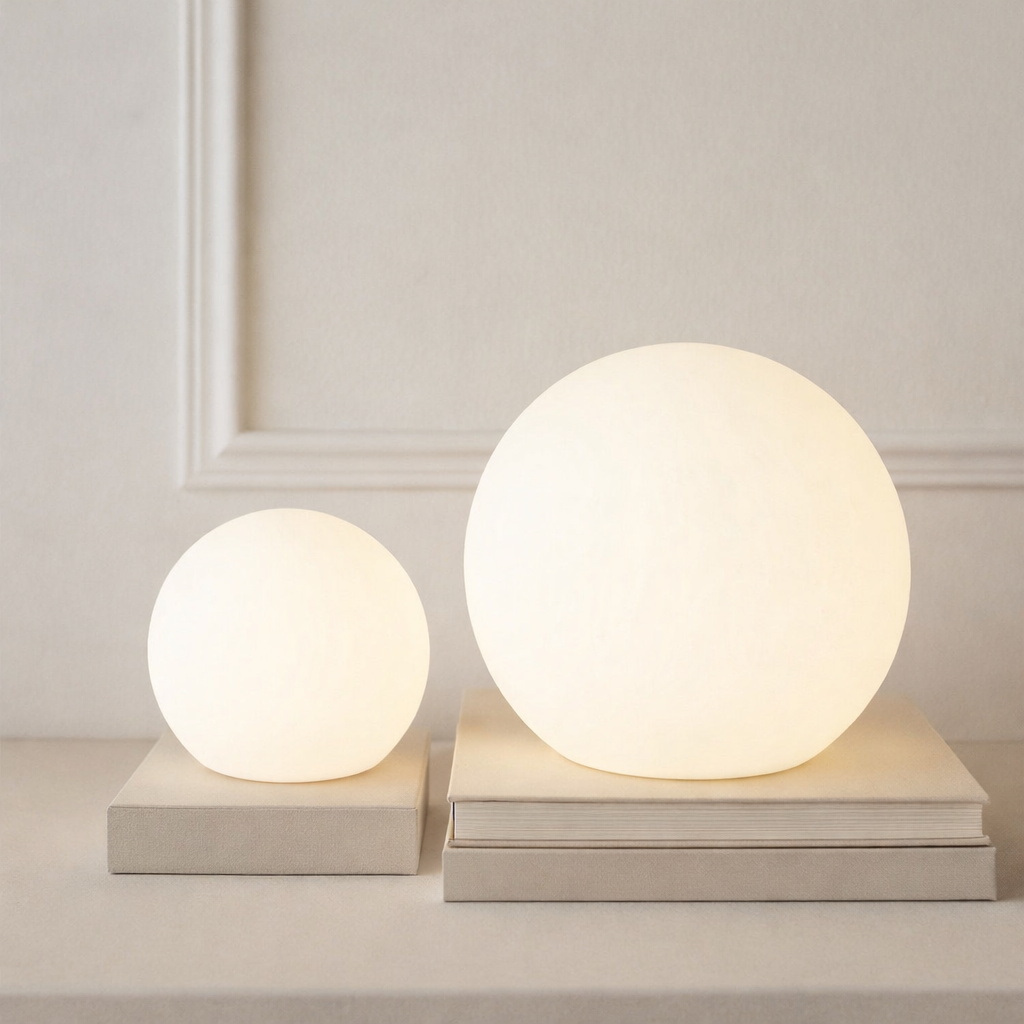 Wireless LED Table Lamp – Rechargeable 16 Color Remote Control Moon Night Light