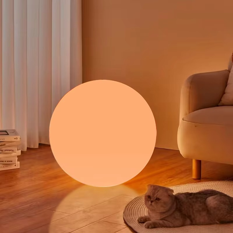 Wireless LED Table Lamp – Rechargeable 16 Color Remote Control Moon Night Light