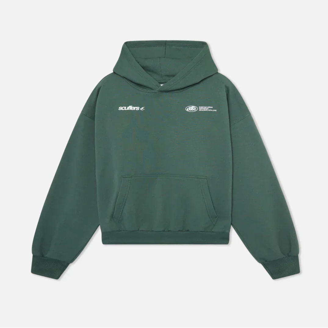 Unisex Relaxed Fit Hooded Sweatshirt
