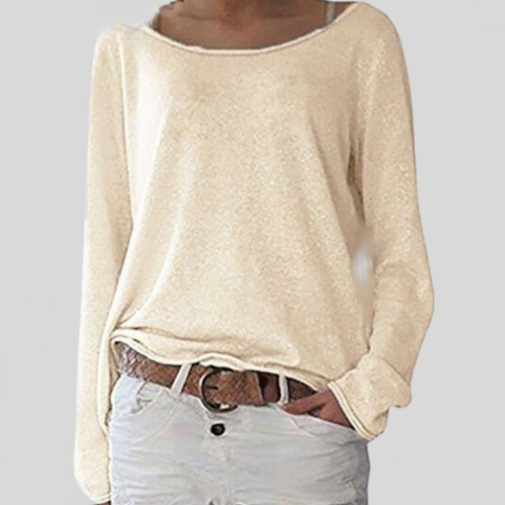 Women’s Fine Knit Crew Neck Sweater