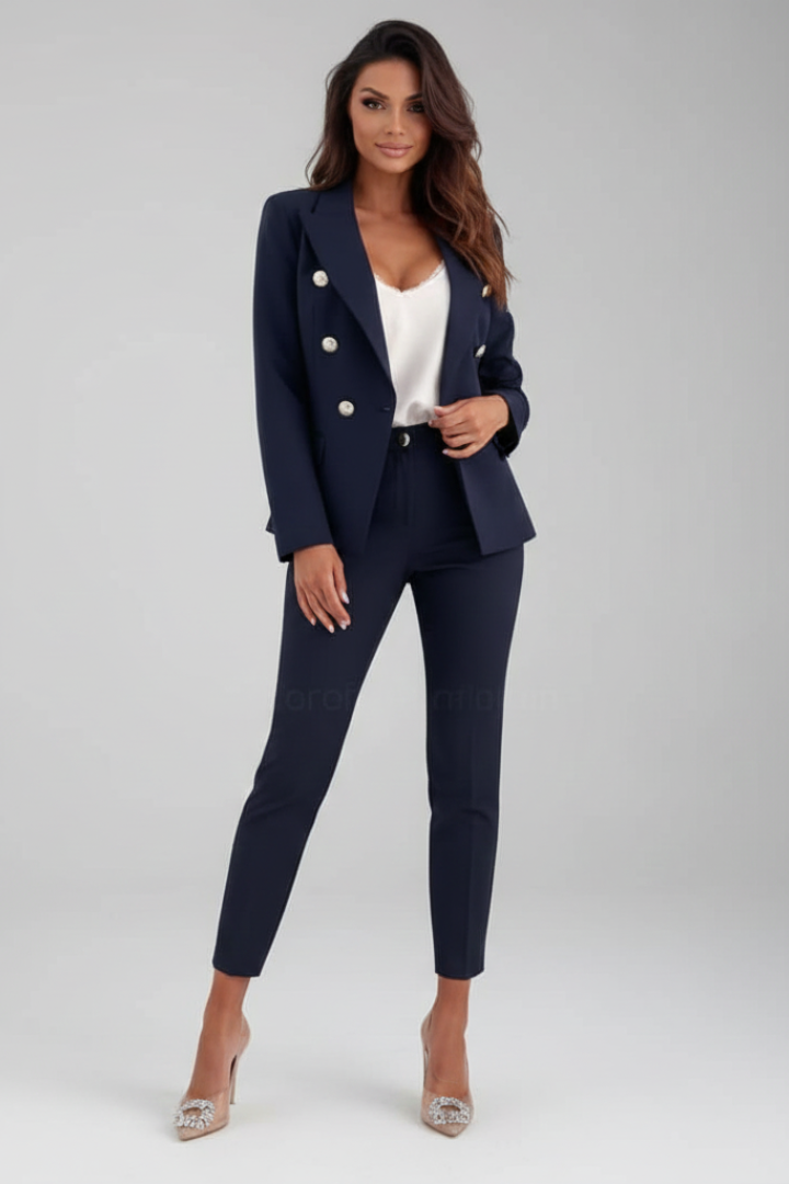 Women's Elegant Tailored Two-Piece Suit Set