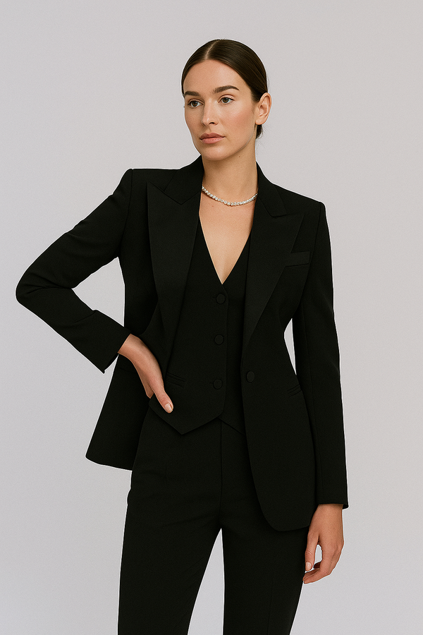 Women's Tailored Three-Piece Suit Set