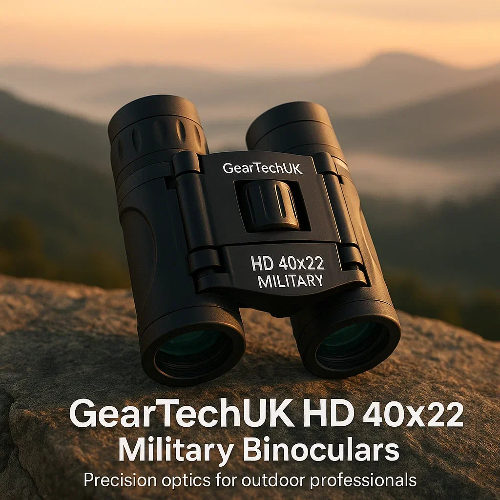 40x22 Compact Binoculars – Wide Field Pocket Optics