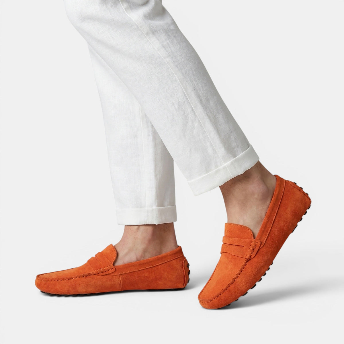 Men's Penny-Style Slip-On Loafers