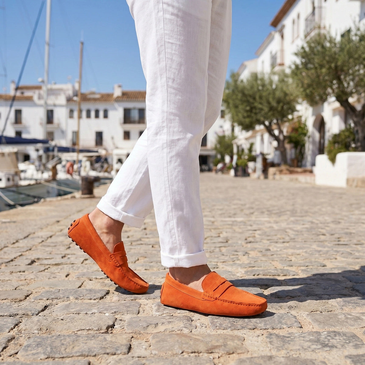 Men's Penny-Style Slip-On Loafers