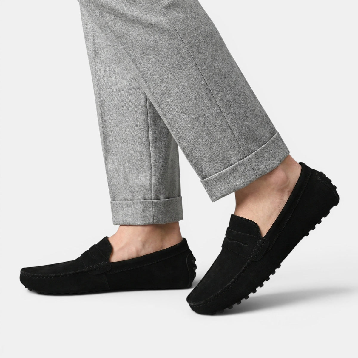 Men's Penny-Style Slip-On Loafers