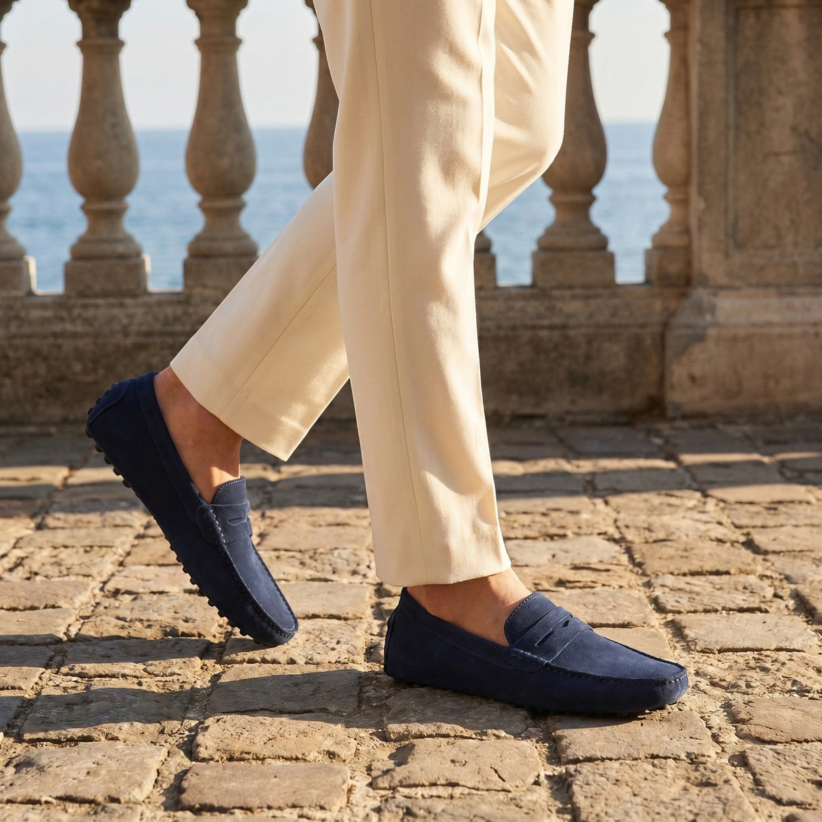 Men's Penny-Style Slip-On Loafers