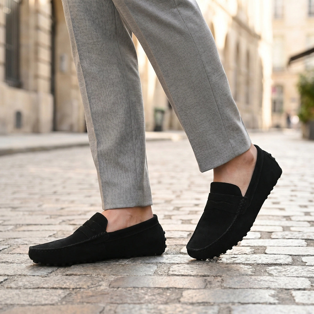 Men's Penny-Style Slip-On Loafers