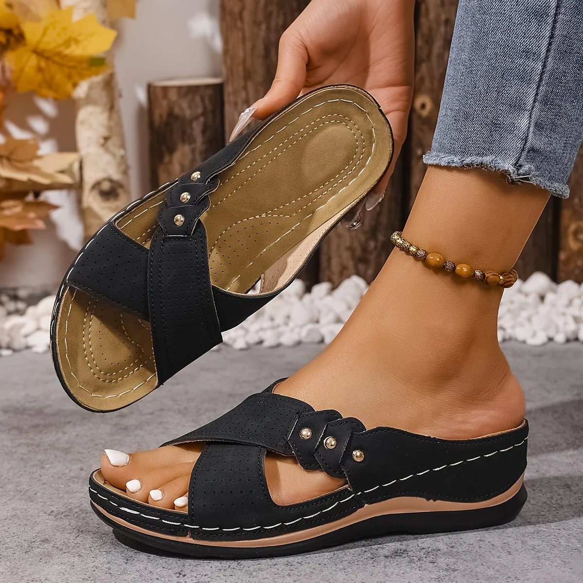 Women's Orthopedic Wedge Sandals – Anti-Slip Summer Shoes
