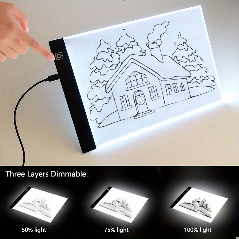 LED Tracing Light Pad – A3, A4 & A5 Drawing Board