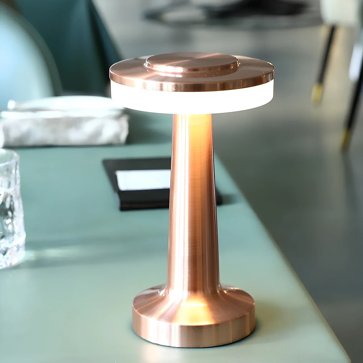 Portable Dimmable Table Lamp – Retro Cordless LED Light