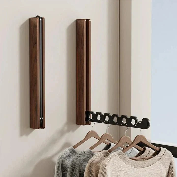 Collapsible Wooden Clothes Rail – Space-Saving Hanger