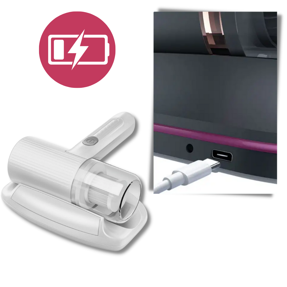 Cordless UV-C Mattress Vacuum – 10000Pa Dust Mite Cleaner